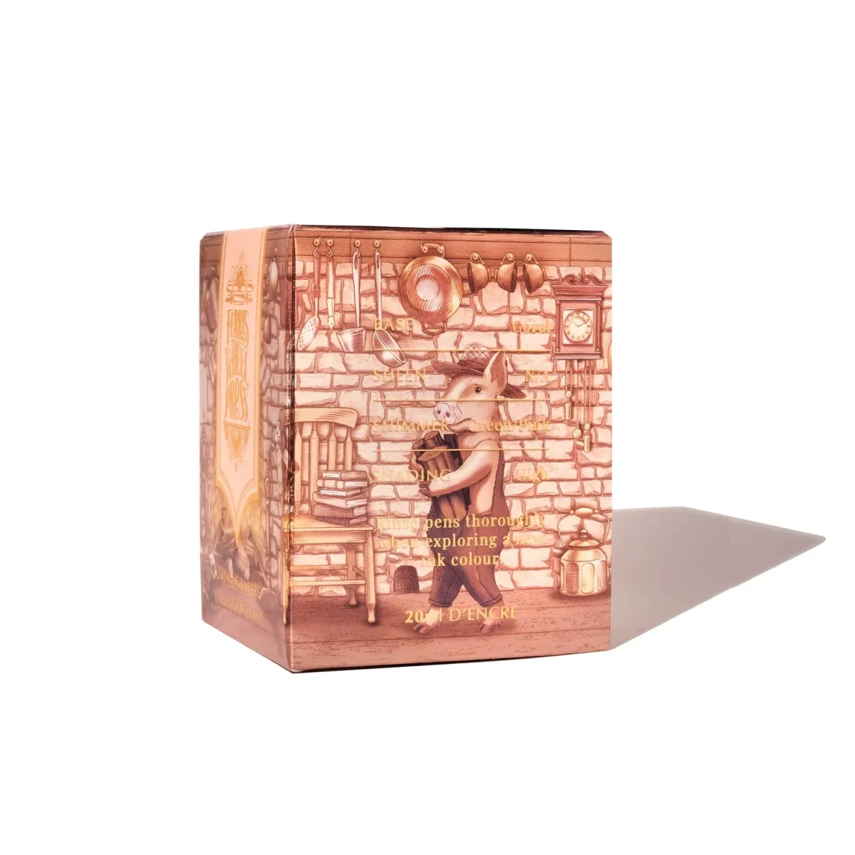 Ferris Wheel Press 20ml Vulpeninkt FerriTales – The Three Little Pigs | Oinking Embers - Afbeelding 6