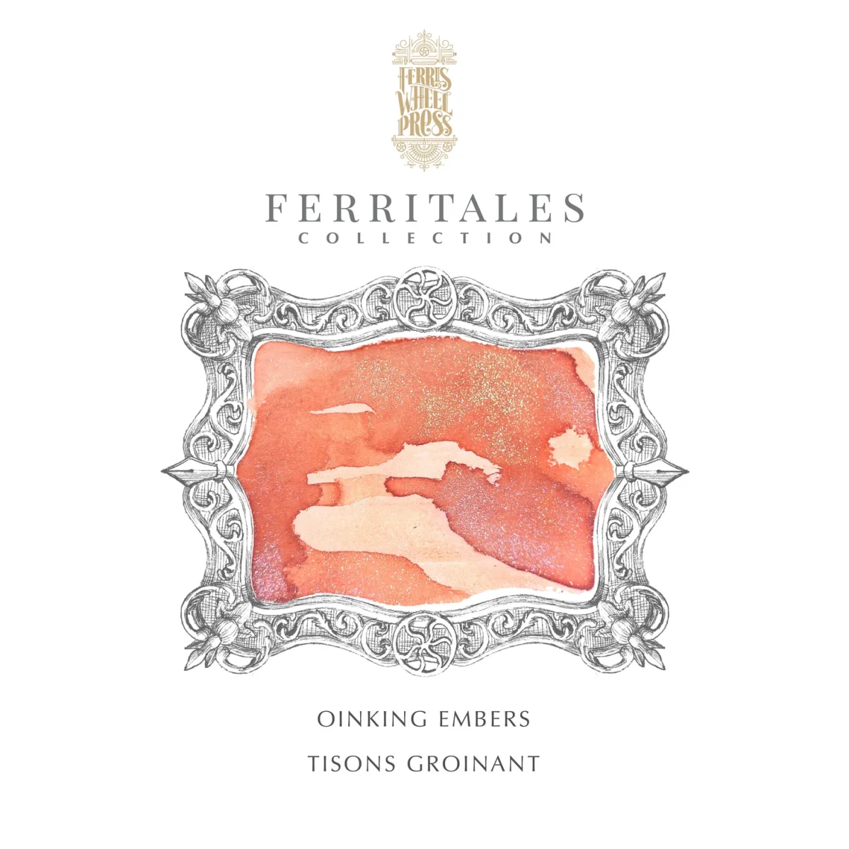 Ferris Wheel Press 20ml Vulpeninkt FerriTales – The Three Little Pigs | Oinking Embers - Afbeelding 4