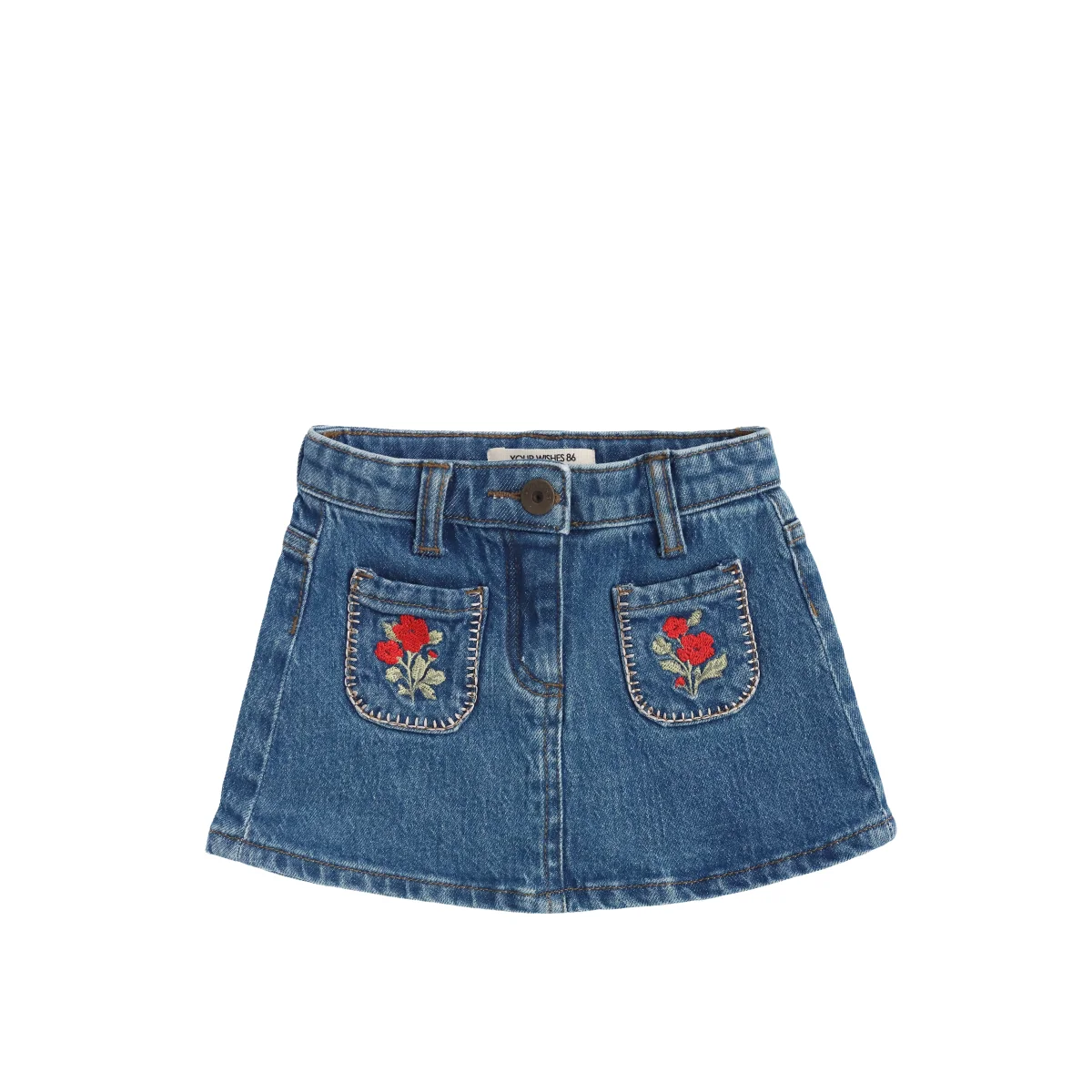 Stretch Denim Pocket Skirt - Afbeelding 2