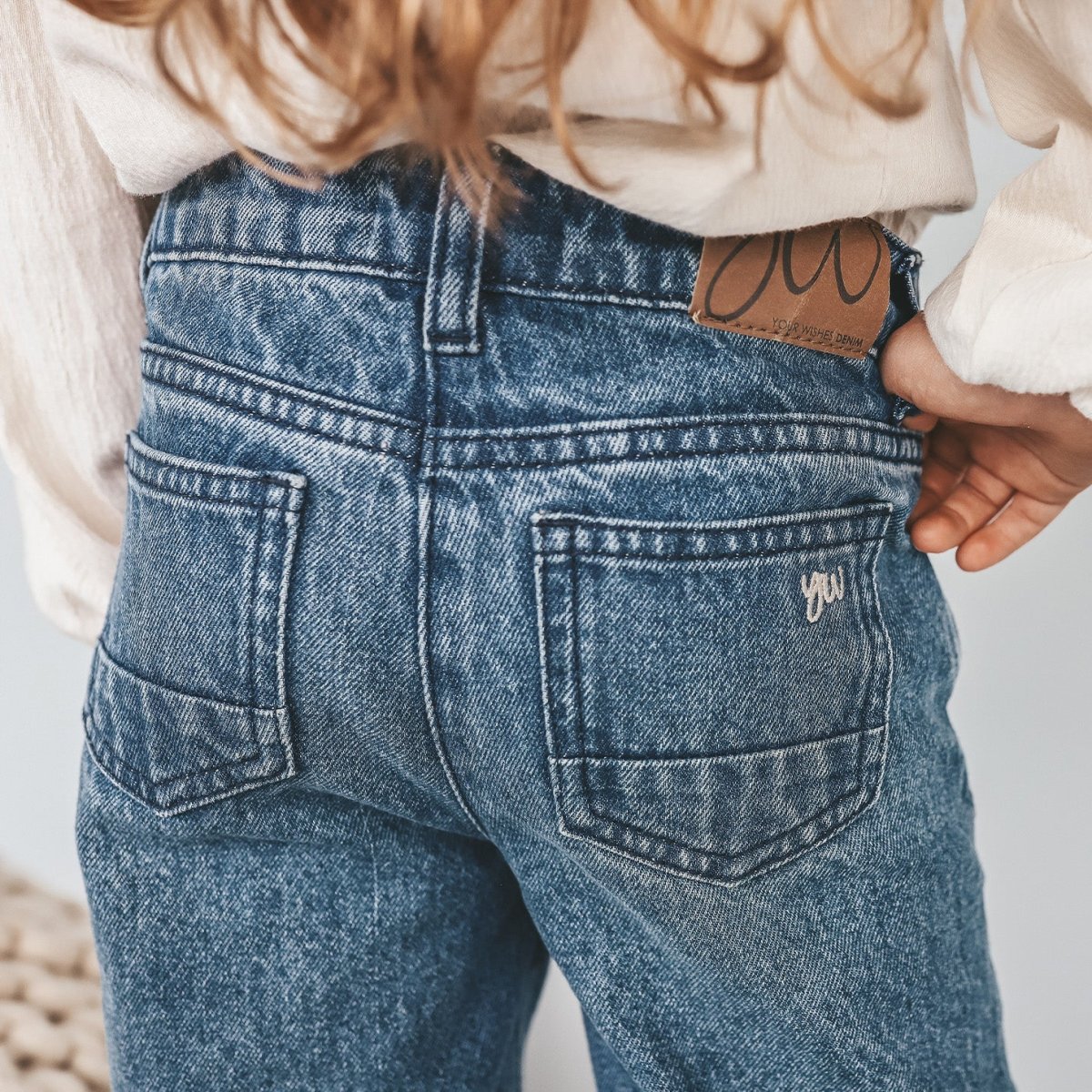 Enthic Flower Wide Leg Jeans - Afbeelding 5