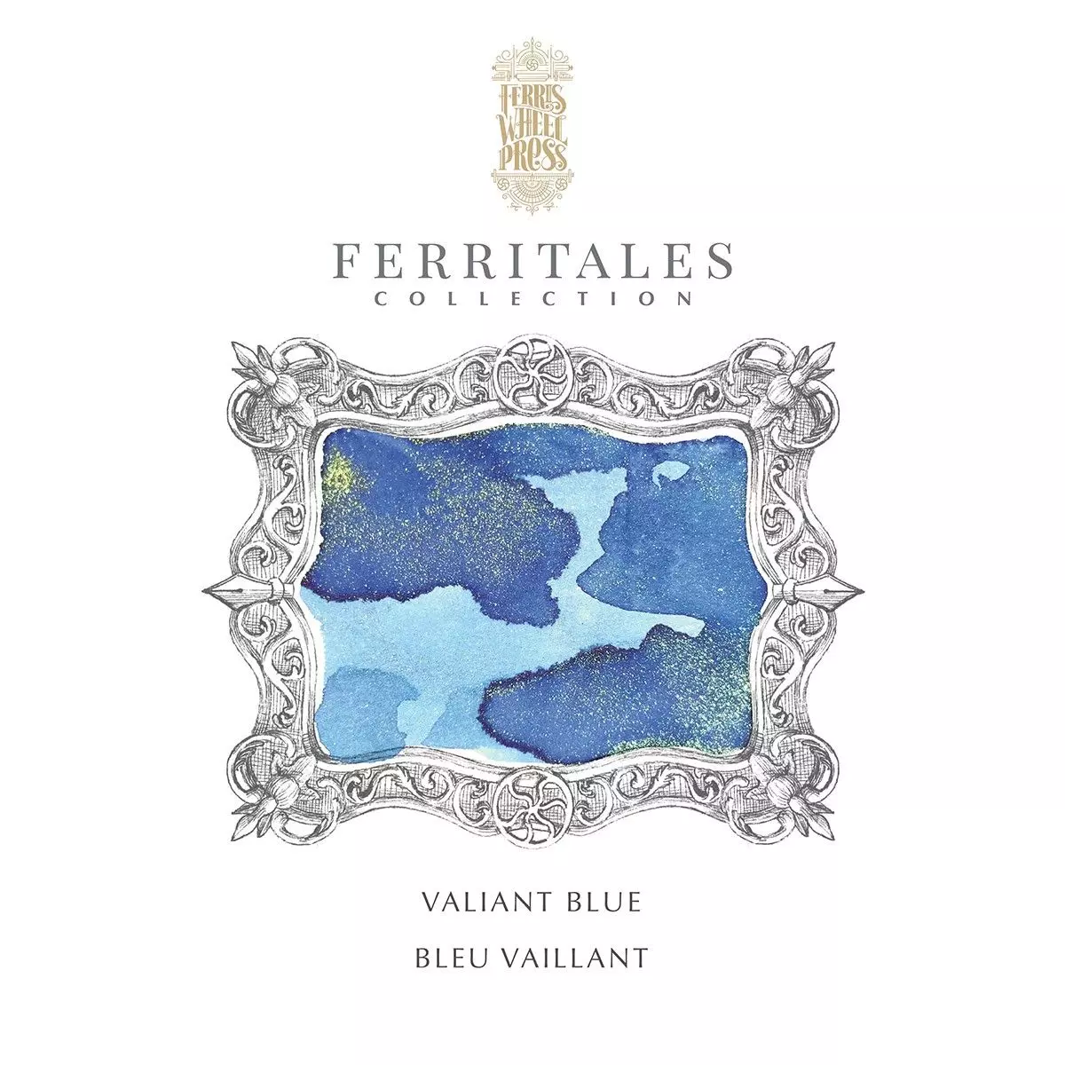 Ferris Wheel Press 20ml Vulpeninkt FerriTales – Valiant Blue - Afbeelding 4