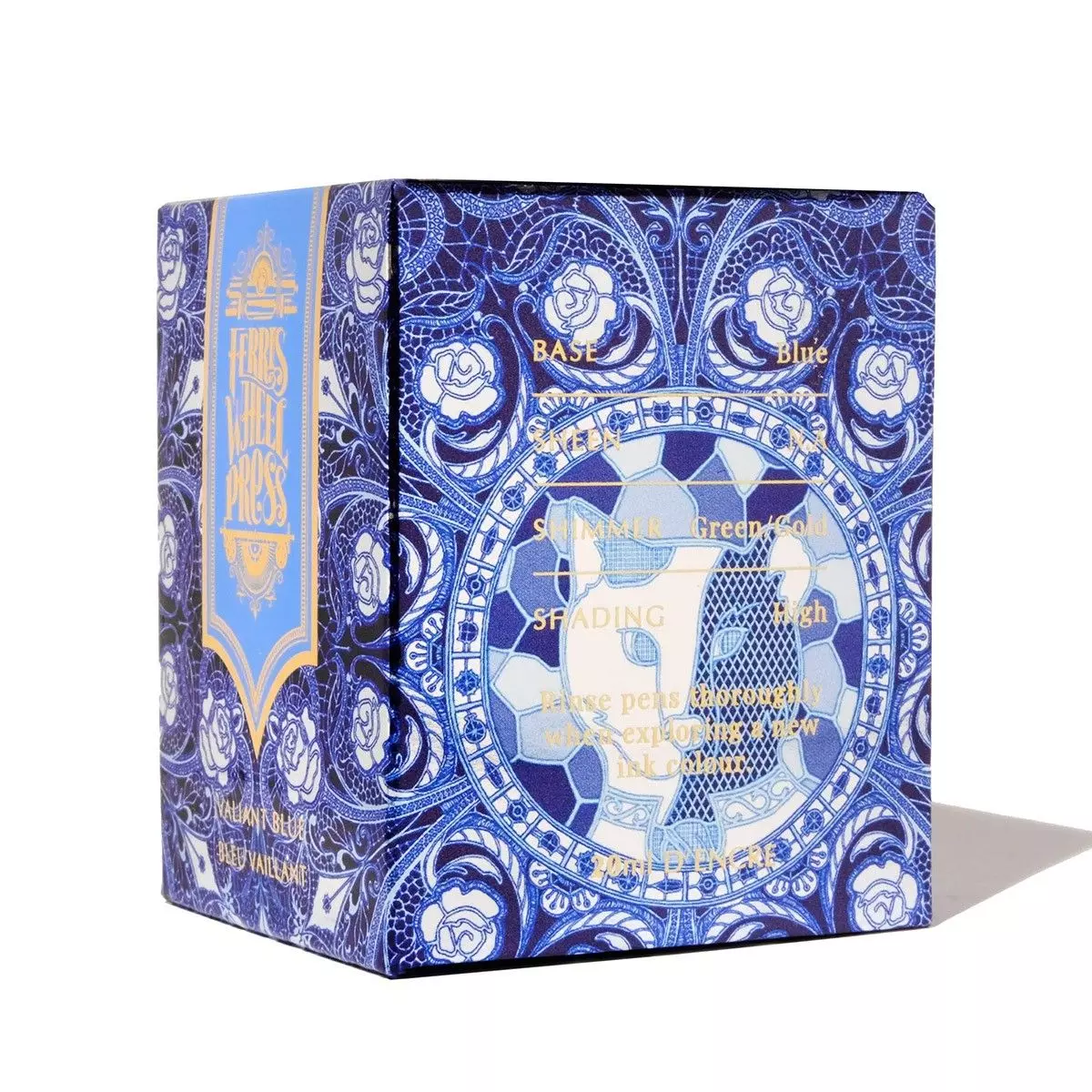 Ferris Wheel Press 20ml Vulpeninkt FerriTales – Valiant Blue - Afbeelding 9